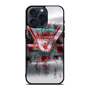 LIVERPOOL FC LOGO ENGLAND FLAG iPhone 15 Pro Max Case