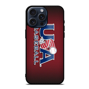 MAJOR BASEBALL LEAGUE LOGO RED iPhone 15 Pro Max Case MAJOR BASEBALL LEAGUE LOGO RED iPhone 15 Pro Max Case