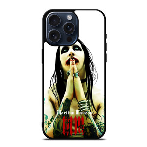 MARILYN MANSON GOTH iPhone 15 Pro Max Case