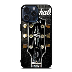 MARSHALL X GIBSON GUITAR HEADSTOCK iPhone 15 Pro Max Case MARSHALL X GIBSON GUITAR HEADSTOCK iPhone 15 Pro Max Case