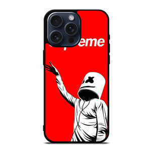 MARSHMALLOW X SUPREME iPhone 15 Pro Max Case