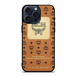 MCM WORLDWIDE PARFUM LOGO iPhone 15 Pro Max Case MCM WORLDWIDE PARFUM LOGO iPhone 15 Pro Max Case