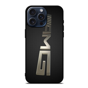 MERCEDES AMG LOGO CARBON PERSPECTIVE iPhone 15 Pro Max Case MERCEDES AMG LOGO CARBON PERSPECTIVE iPhone 15 Pro Max Case
