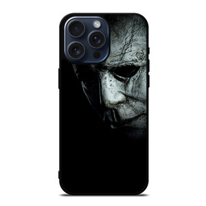 MICHAEL MYERS FACE HALLOWEEN HORROR MOVIE iPhone 15 Pro Max Case