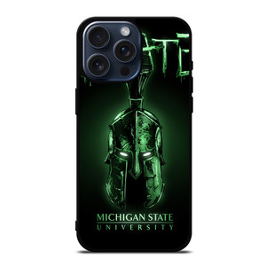 MICHIGAN STATE UNIVERSITY LOGO iPhone 15 Pro Max Case MICHIGAN STATE UNIVERSITY LOGO iPhone 15 Pro Max Case