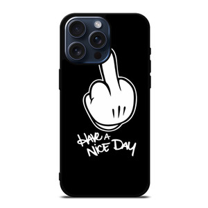 MICKEY MOUSE MIDDLE FINGER DISNEY iPhone 15 Pro Max Case MICKEY MOUSE MIDDLE FINGER DISNEY iPhone 15 Pro Max Case