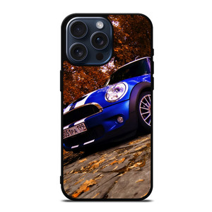 MINI COOPER BLUE iPhone 15 Pro Max Case