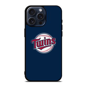 MINNESOTA TWINS BASEBALL CLUB LOGO iPhone 15 Pro Max Case MINNESOTA TWINS BASEBALL CLUB LOGO iPhone 15 Pro Max Case