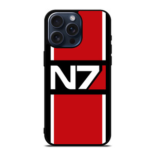 N7 MASS EFFECT MOBILE iPhone 15 Pro Max Case