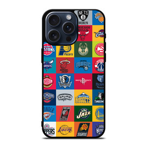 NBA TEAM COLLAGE iPhone 15 Pro Max Case NBA TEAM COLLAGE iPhone 15 Pro Max Case