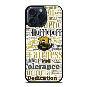 NEW HARRY POTTER HUFFLEPUFF iPhone 15 Pro Max Case