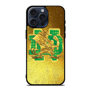 NOTRE DAME FIGHTING IRISH GOLD iPhone 15 Pro Max Case