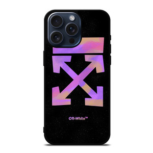 OFF WHITE PURPLE SPRAY iPhone 15 Pro Max Case