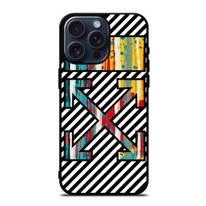 OFF WHITE STRIPES iPhone 15 Pro Max Case OFF WHITE STRIPES iPhone 15 Pro Max Case