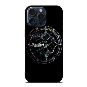 PITTSBURGH STEELERS RUSTY LOGO iPhone 15 Pro Max Case PITTSBURGH STEELERS RUSTY LOGO iPhone 15 Pro Max Case
