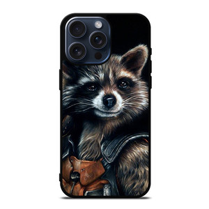 ROCKET RACCOON GUARDIAN OF GALAXY ART iPhone 15 Pro Max Case