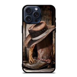 RODEO COWBOY LASSO BOOTS iPhone 15 Pro Max Case RODEO COWBOY LASSO BOOTS iPhone 15 Pro Max Case