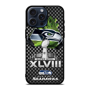 SEATTLE SEAHAWKS SUPER BOWL 48 iPhone 15 Pro Max Case