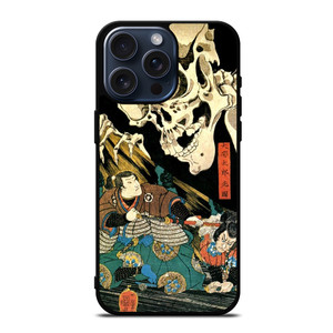 SKULL JAPANESE ART STYLE iPhone 15 Pro Max Case