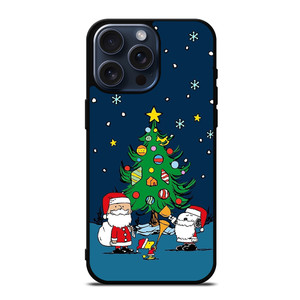 SNOOPY AND SANTA THE PEANUTS iPhone 15 Pro Max Case SNOOPY AND SANTA THE PEANUTS iPhone 15 Pro Max Case