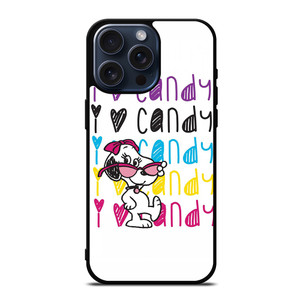 SNOOPY I LOVE CANDY iPhone 15 Pro Max Case SNOOPY I LOVE CANDY iPhone 15 Pro Max Case
