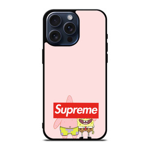 SPONGEBOB PATRICK SUPREME iPhone 15 Pro Max Case SPONGEBOB PATRICK SUPREME iPhone 15 Pro Max Case