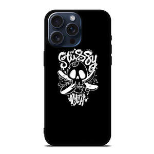 STUSSY SKULL LOGO ARTWORK iPhone 15 Pro Max Case STUSSY SKULL LOGO ARTWORK iPhone 15 Pro Max Case