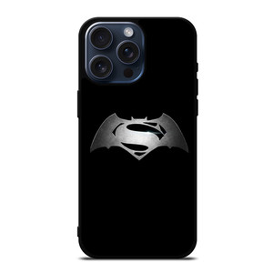 SUPERHEROES SUPERMAN VS BATMAN ICON iPhone 15 Pro Max Case SUPERHEROES SUPERMAN VS BATMAN ICON iPhone 15 Pro Max Case