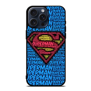 SUPERMAN LOGO ART iPhone 15 Pro Max Case SUPERMAN LOGO ART iPhone 15 Pro Max Case