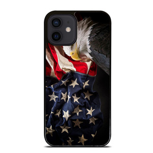 USA PATRIOTIC EAGLE FLAG 2 iPhone 12 Mini Case USA PATRIOTIC EAGLE FLAG 2 iPhone 12 Mini Case