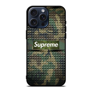 SUPREME BET LOGO CAMO iPhone 15 Pro Max Case SUPREME BET LOGO CAMO iPhone 15 Pro Max Case