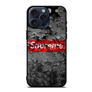 SUPREME CRACKED LOGO iPhone 15 Pro Max Case SUPREME CRACKED LOGO iPhone 15 Pro Max Case