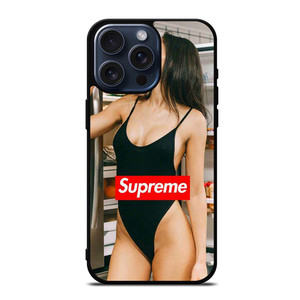 SUPREME LOGO SUMMER DRINKING iPhone 15 Pro Max Case SUPREME LOGO SUMMER DRINKING iPhone 15 Pro Max Case