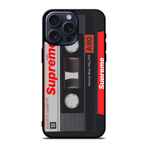 SUPREME LOGO TAPE CLASSIC iPhone 15 Pro Max Case SUPREME LOGO TAPE CLASSIC iPhone 15 Pro Max Case