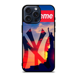 SUPREME NEW YORK LOGO iPhone 15 Pro Max Case