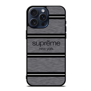 SUPREME NEW YORK STRIPE iPhone 15 Pro Max Case