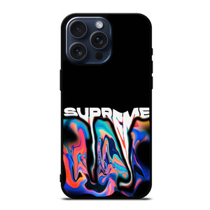 SUPREME RAINBOW MELT EFFECT iPhone 15 Pro Max Case