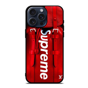 SUPREME RED BAG iPhone 15 Pro Max Case SUPREME RED BAG iPhone 15 Pro Max Case