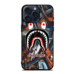 SUPREME X BAPE ABSTRACTIVE iPhone 15 Pro Max Case SUPREME X BAPE ABSTRACTIVE iPhone 15 Pro Max Case