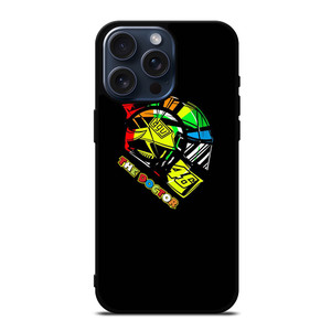 THE DOCTOR HELMET VALENTINO ROSSI iPhone 15 Pro Max Case THE DOCTOR HELMET VALENTINO ROSSI iPhone 15 Pro Max Case