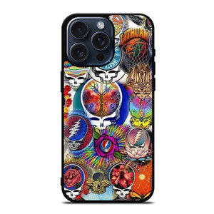 THE GRATEFUL DEAD LOGO iPhone 15 Pro Max Case THE GRATEFUL DEAD LOGO iPhone 15 Pro Max Case
