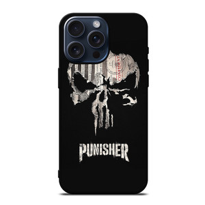 THE PUNISHER SKULL PAPER EFFECT ARTWORK iPhone 15 Pro Max Case THE PUNISHER SKULL PAPER EFFECT ARTWORK iPhone 15 Pro Max Case