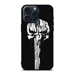 THE PUNISHER SKULL SPLASH EFFECT iPhone 15 Pro Max Case THE PUNISHER SKULL SPLASH EFFECT iPhone 15 Pro Max Case