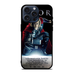 THOR MARVEL iPhone 15 Pro Max Case THOR MARVEL iPhone 15 Pro Max Case