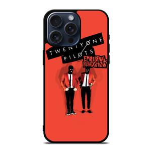 TWENTY ONE PILOTS EMOTIONAL ROADSHOW iPhone 15 Pro Max Case TWENTY ONE PILOTS EMOTIONAL ROADSHOW iPhone 15 Pro Max Case