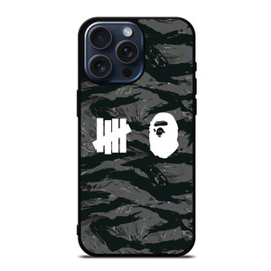 UNDEFEATED BAPE LOGO CAMO iPhone 15 Pro Max Case UNDEFEATED BAPE LOGO CAMO iPhone 15 Pro Max Case