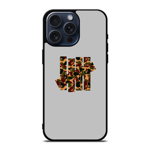 UNDEFEATED LOGO BAPE CAMO iPhone 15 Pro Max Case UNDEFEATED LOGO BAPE CAMO iPhone 15 Pro Max Case