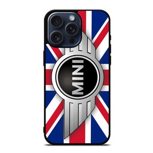 UNION JACK BLUE MINI COPER LOGO iPhone 15 Pro Max Case UNION JACK BLUE MINI COPER LOGO iPhone 15 Pro Max Case