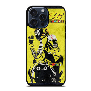 VALENTINO ROSSI THE DOCTOR 46 MOTOGP LEGEND iPhone 15 Pro Max Case VALENTINO ROSSI THE DOCTOR 46 MOTOGP LEGEND iPhone 15 Pro Max Case