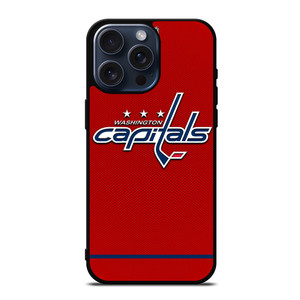 WASHINGTON CAPITALS LOGO NHL HOCKEY TEAM iPhone 15 Pro Max Case